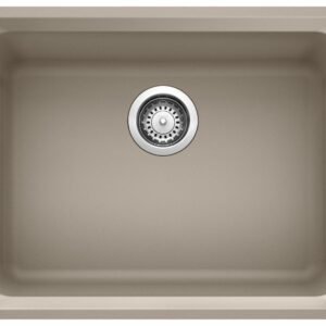 Vision U 1 Bowl Undermount Silgranit Sink - Truffle 401146 Blanco
