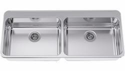 49-3/8" 2 Bowl Drop-In Kitchen Sink - Stainless Steel LBD7310P-1 Franke