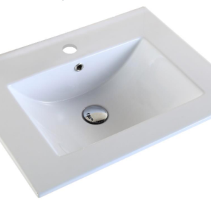 24" x 18" Ceramic Sink Top (UPC Approved) - White CTB2418 Duval