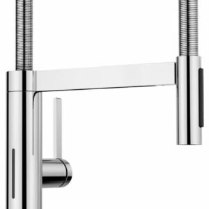 BlancoCulina II Sensor Kitchen Faucet with Spring Pulldown Spray - Chrome 527471 Blanco