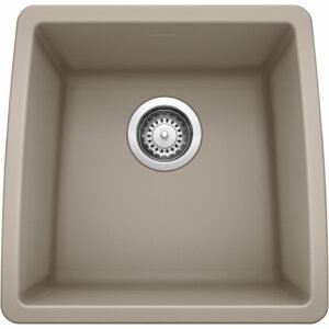 Performa U 1 Bowl Undermount Silgranit Bar Sink - Truffle 401843 Blanco