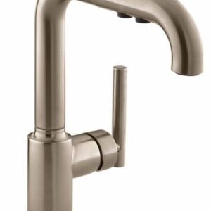 Purist Kitchen Faucet with Pullout Spray - Vibrant Brushed Bronze 7506-BV Kohler