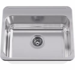 22-1/8" 1 Bowl Drop-In Kitchen Sink - Stainless Steel LBS4010P-1 Franke