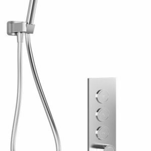 Folo TB5 Thermostatic Push-Button Shower System - Chrome BF2151-110 Kalia