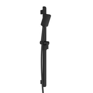 SquareOne 2-Jet Hand Shower with Wall Bar - Matte Black BF1647-160 Kalia