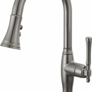 Tulham Kitchen Faucet with Pulldown Spray - Luxe Steel 63058LF-SL Brizo