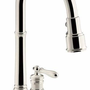 Artifacts Kitchen Faucet with Pulldown Spray - Vibrant Polished Nickel 99260-SN Kohler