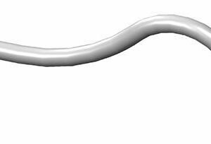 Rustik 16" Wall Mount Shower Arm - Pure Nickel 103606-125 Kalia