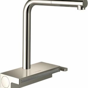 Aquno Select Kitchen Faucet With Pullout Spray - Polished Nickel 73836831 Hansgrohe