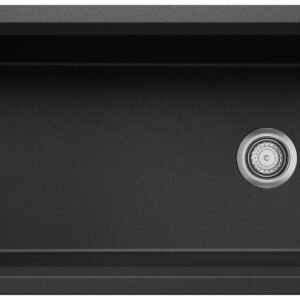 Inteos 30 1 Bowl Silgranit Undermount Kitchen Sink - Anthracite 403877 Blanco