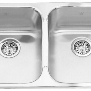 Steel Queen 31-1/4" 2 Bowl Drop-In Kitchen Sink - Stainless Steel QD1831-8 Kindred
