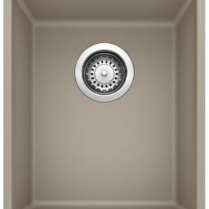 Precis U .75 Bowl Undermount Silgranit Sink - Truffle 401180 Blanco