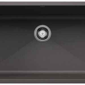 Precis U Super 1 Bowl Silgranit Undermounnt Kitchen Sink - Cinder 401397 Blanco