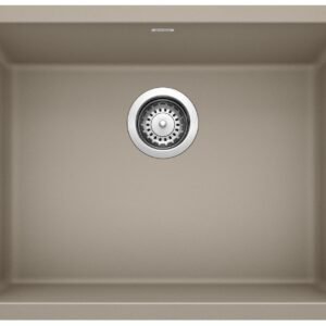 Precis 24 1 Bowl Silgranit Undermount Kitchen Sink - Truffle 401884 Blanco
