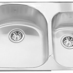 1-Hole 1-1/2 Bowl Drop-In Sink - Stainless Steel QDC2031R-8-1 Kindred