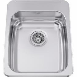 17-1/4" 1 Bowl Drop-In Kitchen Sink - Stainless Steel LBS7508-1 Franke