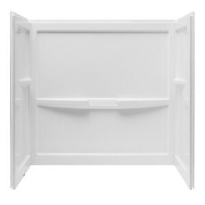 Renovations 60" x 60" Shower Backwall - White 3663-0 Hytec