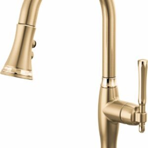 Tulham Kitchen Faucet with Pulldown Spray - Brilliance Luxe Gold / Polished Gold 63058LF-GLPG Brizo