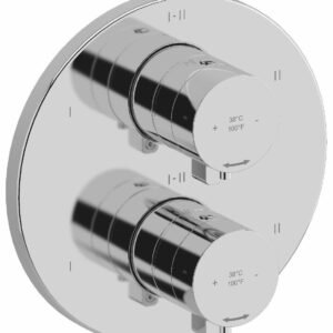 Paradox 6-Functions Thermostatic Valve Trim - Chrome TPXTM46C RIOBEL