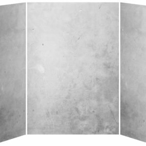 32 x 60 x 32 3-Panel Shower Wall Kit for Alcove Installation - Concrete 200 Gloss WA2012-200-001 Kalia