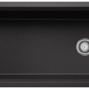 Inteos 33 1 Bowl Silgranit Undermount Kitchen Sink - Anthracite 403885 Blanco
