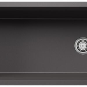 Inteos 33 1 Bowl Silgranit Undermount Kitchen Sink - Cinder 403886 Blanco