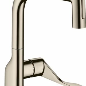 Axor Citterio Kitchen Faucet with Pullout Spray - Polished Nickel 39863831 Axor