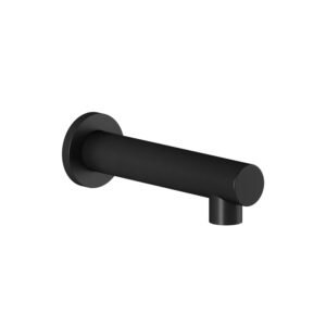 Round Tub Spout less Diverter - Matte Black 104337-160 Kalia