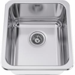 16-1/8" 1 Bowl Dual Mount Kitchen Sink - Stainless Steel S6410PCB-1 Franke