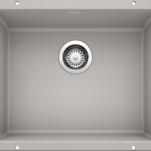 Precis U 1 Bowl Undermount Silgranit Sink - Concrete Gray 402267 Blanco
