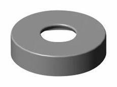 Kontour Round Shower Arm Flange - Pure Nickel 102898-125 Kalia