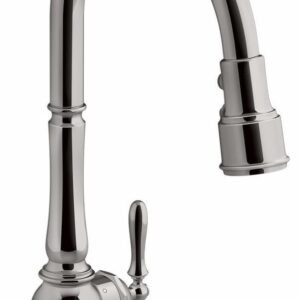 Artifacts Touchless Kitchen Faucet with Pulldown Spray - Vibrant Titanium 29709-TT Kohler