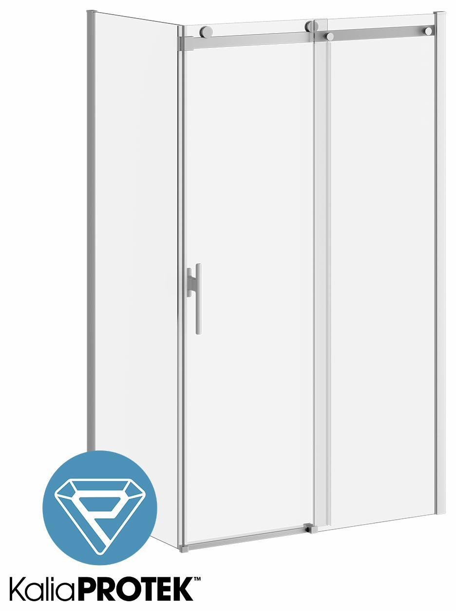 Koncept Evo 32" x 77" Return Panel for Corner Installation - Pure Nickel DR2052-125-005 Kalia