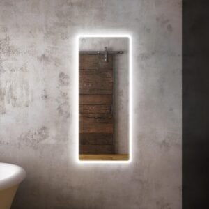 Profila 24" x 56" Full Length Illuminated LED Mirror - Black MR1668-500-001 Kalia