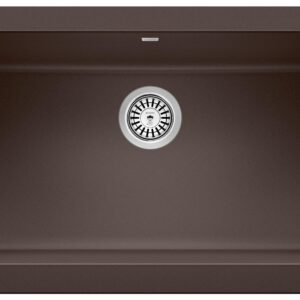 Vintera 30 1 Bowl Silgranit Apron Front Kitchen Sink - Cafe 402586 Blanco