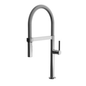 Exki Kitchen Faucet with Spring Pulldown Spray - Chrome KF1548-110 Kalia