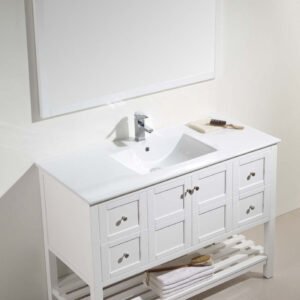 Shaker 48" Vanity (Cabinet Only) - White DC220-48W Duval