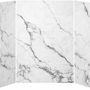 36 x 60 x 36 3-Panel Shower Wall Kit for Alcove Installation - Mineral 500 Gloss WA2011-500-001 Kalia