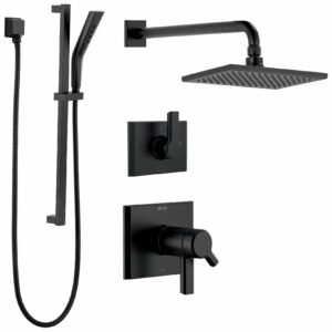 Pivotal Shower Kit - Matte Black DF-KIT20-BL-WS Delta