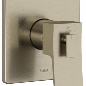 Zendo 5-Functions Thermostatic Valve Trim - Brushed Nickel TZOTQ45BN RIOBEL