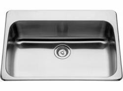 30-1/8" 1 Bowl Drop-In Kitchen Sink - Stainless Steel LBS7808P-1 Franke