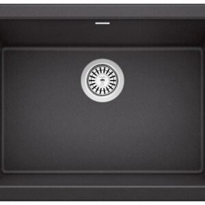 Ikon 27 1 Bowl Silgranit Undermount Apron Front Kitchen Sink - Anthracite 402233 Blanco