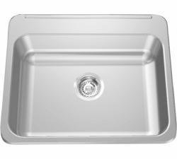 22-1/8" 1 Bowl Drop-In Kitchen Sink - Stainless Steel ALBS4006P-1 Franke