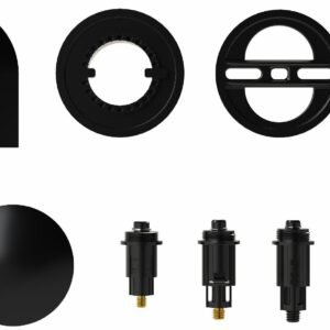 Universal RetroFit Clicker Waste & Overflow Trim Kit - Matte Black URTK00Q-MBL +osb