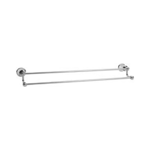 Rustik 24" Double Towel Bar - Chrome AC1502-110 Kalia