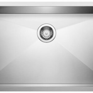 Precision U 1 Super Single Undermount Kitchen Sink - Stainless 400472 Blanco