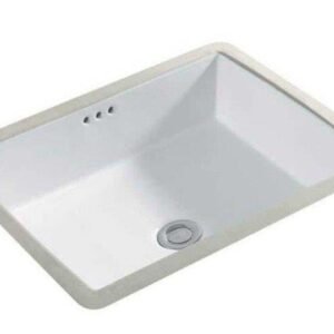 Pavel Undermount Bathroom Sink - White UFB2016 Duval