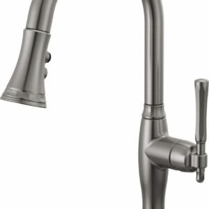 Tulham SmartTouch Kitchen Faucet with Pulldown Spray - Luxe Steel 64058LF-SL Brizo