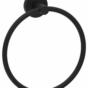 Circo Towel Ring - Matte Black 365460-48 Kartners