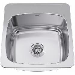 20-1/8" 1 Bowl Drop-In Kitchen Sink - Stainless Steel LBS6810-1 Franke